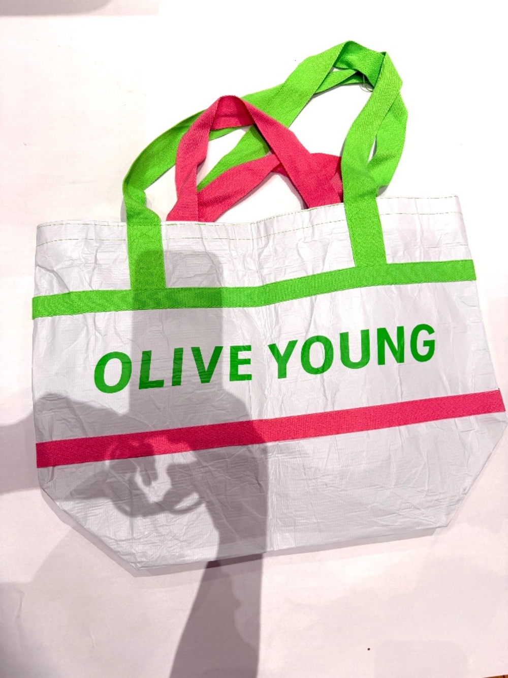4 Olive young reusable totes